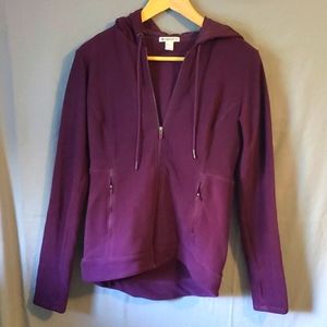 Plum Zippered Hoodie